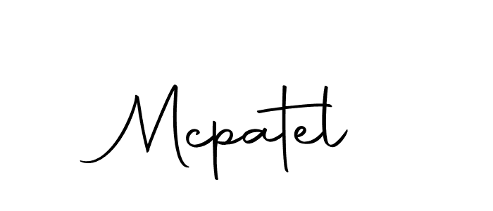 Also we have Mcpatel name is the best signature style. Create professional handwritten signature collection using Autography-DOLnW autograph style. Mcpatel signature style 10 images and pictures png