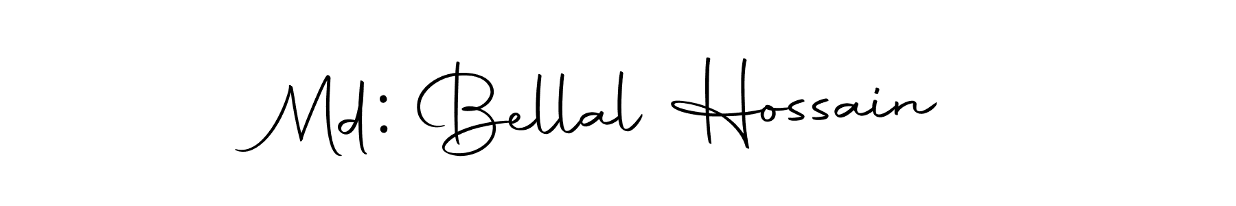 Create a beautiful signature design for name Md: Bellal Hossain. With this signature (Autography-DOLnW) fonts, you can make a handwritten signature for free. Md: Bellal Hossain signature style 10 images and pictures png