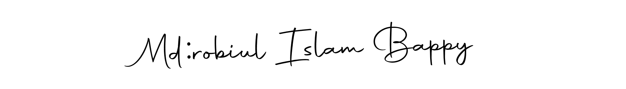 Create a beautiful signature design for name Md:robiul Islam Bappy. With this signature (Autography-DOLnW) fonts, you can make a handwritten signature for free. Md:robiul Islam Bappy signature style 10 images and pictures png