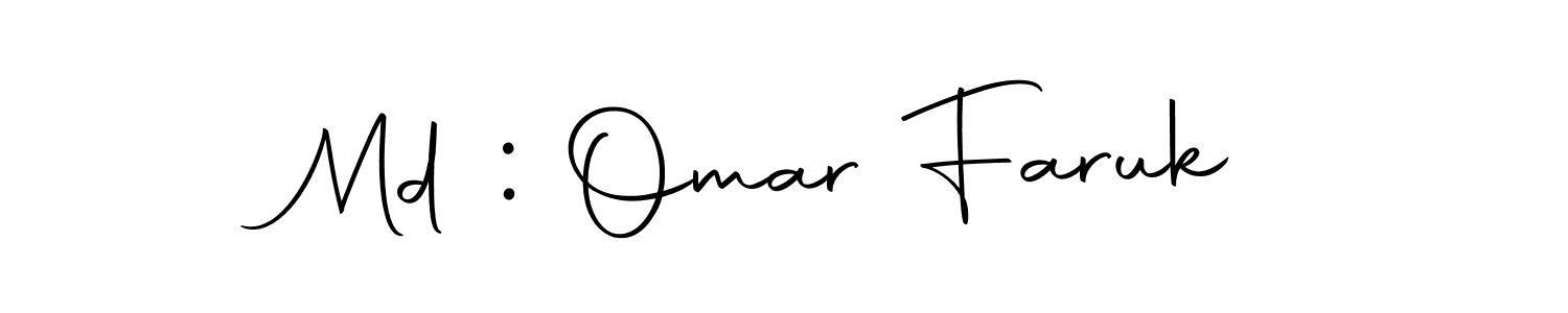 It looks lik you need a new signature style for name Md : Omar Faruk. Design unique handwritten (Autography-DOLnW) signature with our free signature maker in just a few clicks. Md : Omar Faruk signature style 10 images and pictures png