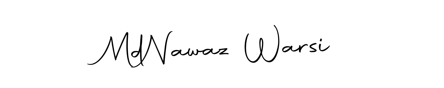 Make a beautiful signature design for name Md  Nawaz Warsi. Use this online signature maker to create a handwritten signature for free. Md  Nawaz Warsi signature style 10 images and pictures png