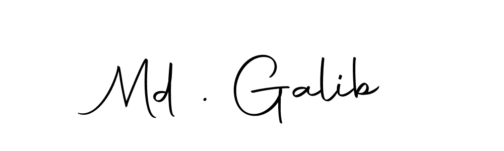 How to make Md . Galib signature? Autography-DOLnW is a professional autograph style. Create handwritten signature for Md . Galib name. Md . Galib signature style 10 images and pictures png