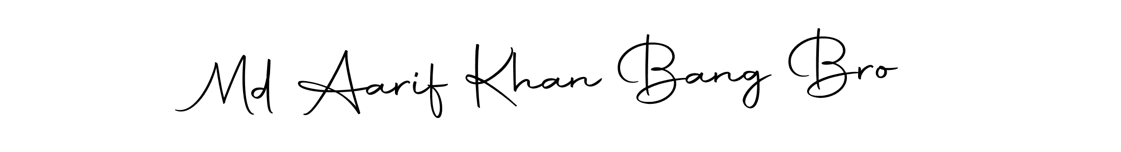 How to make Md Aarif Khan Bang Bro signature? Autography-DOLnW is a professional autograph style. Create handwritten signature for Md Aarif Khan Bang Bro name. Md Aarif Khan Bang Bro signature style 10 images and pictures png
