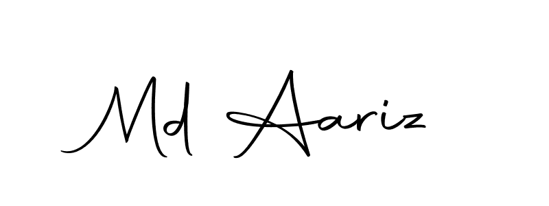 if you are searching for the best signature style for your name Md Aariz. so please give up your signature search. here we have designed multiple signature styles  using Autography-DOLnW. Md Aariz signature style 10 images and pictures png