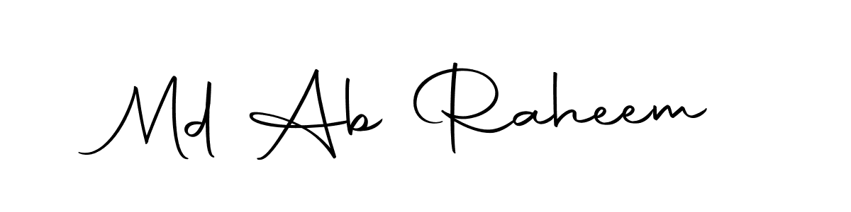 It looks lik you need a new signature style for name Md Ab Raheem. Design unique handwritten (Autography-DOLnW) signature with our free signature maker in just a few clicks. Md Ab Raheem signature style 10 images and pictures png