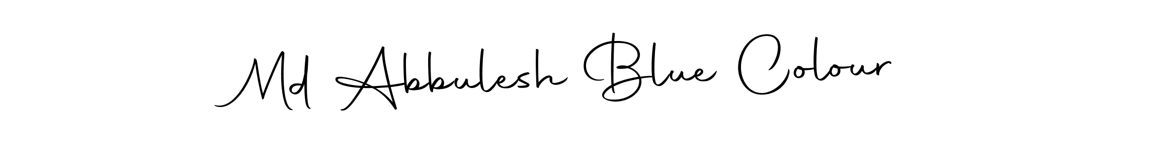 The best way (Autography-DOLnW) to make a short signature is to pick only two or three words in your name. The name Md Abbulesh Blue Colour include a total of six letters. For converting this name. Md Abbulesh Blue Colour signature style 10 images and pictures png