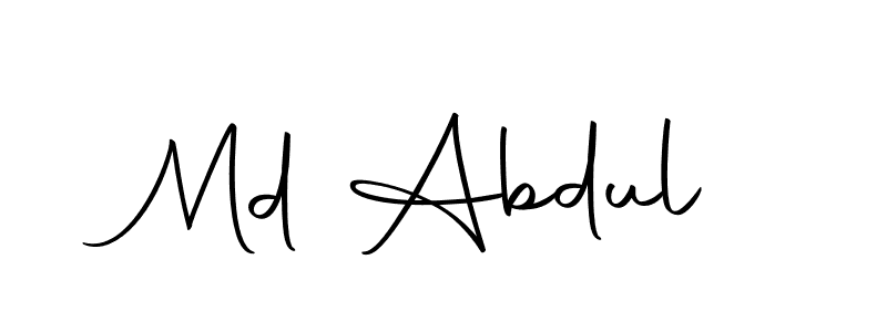 You should practise on your own different ways (Autography-DOLnW) to write your name (Md Abdul) in signature. don't let someone else do it for you. Md Abdul signature style 10 images and pictures png