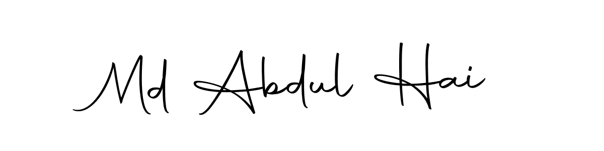 How to Draw Md Abdul Hai signature style? Autography-DOLnW is a latest design signature styles for name Md Abdul Hai. Md Abdul Hai signature style 10 images and pictures png
