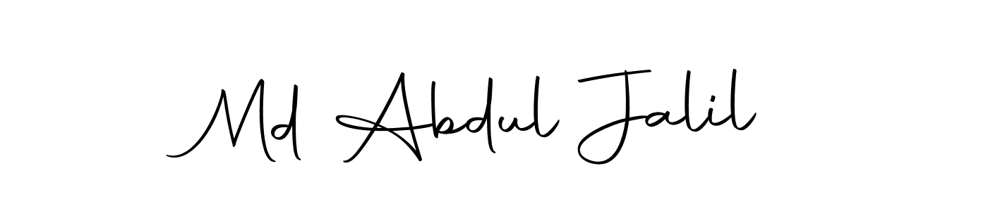 You should practise on your own different ways (Autography-DOLnW) to write your name (Md Abdul Jalil) in signature. don't let someone else do it for you. Md Abdul Jalil signature style 10 images and pictures png