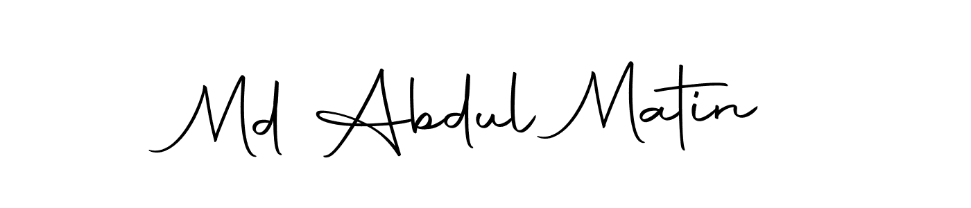 Make a beautiful signature design for name Md Abdul Matin. With this signature (Autography-DOLnW) style, you can create a handwritten signature for free. Md Abdul Matin signature style 10 images and pictures png