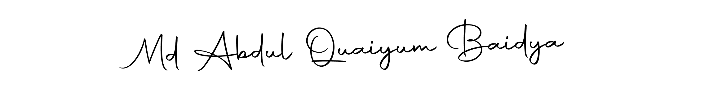 Design your own signature with our free online signature maker. With this signature software, you can create a handwritten (Autography-DOLnW) signature for name Md Abdul Quaiyum Baidya. Md Abdul Quaiyum Baidya signature style 10 images and pictures png