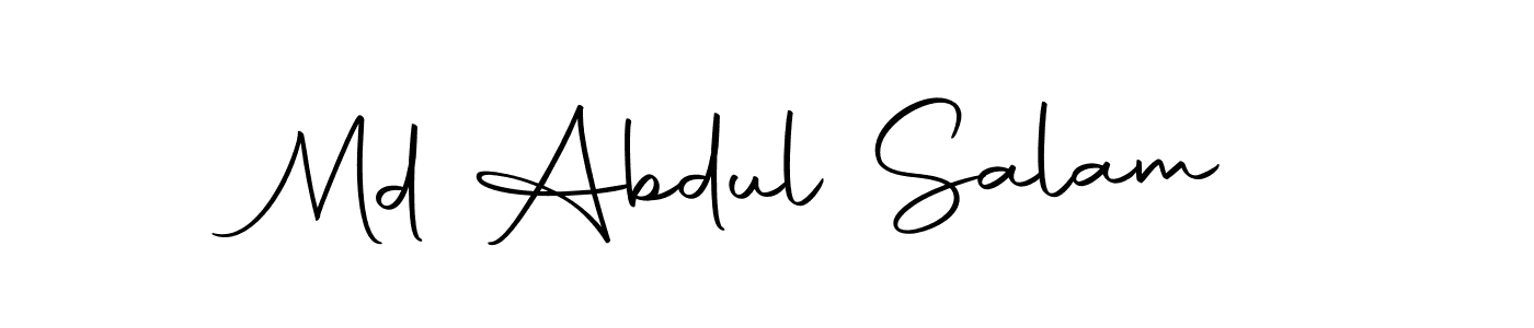 Use a signature maker to create a handwritten signature online. With this signature software, you can design (Autography-DOLnW) your own signature for name Md Abdul Salam. Md Abdul Salam signature style 10 images and pictures png