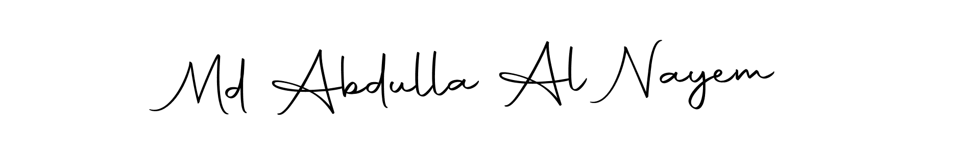 It looks lik you need a new signature style for name Md Abdulla Al Nayem. Design unique handwritten (Autography-DOLnW) signature with our free signature maker in just a few clicks. Md Abdulla Al Nayem signature style 10 images and pictures png