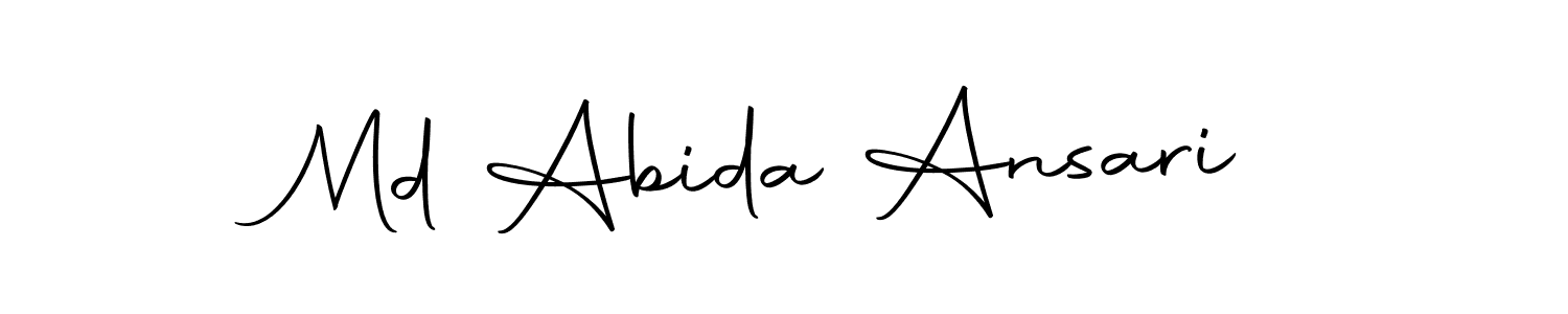 This is the best signature style for the Md Abida Ansari name. Also you like these signature font (Autography-DOLnW). Mix name signature. Md Abida Ansari signature style 10 images and pictures png