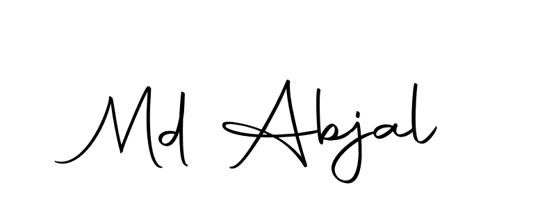 if you are searching for the best signature style for your name Md Abjal. so please give up your signature search. here we have designed multiple signature styles  using Autography-DOLnW. Md Abjal signature style 10 images and pictures png
