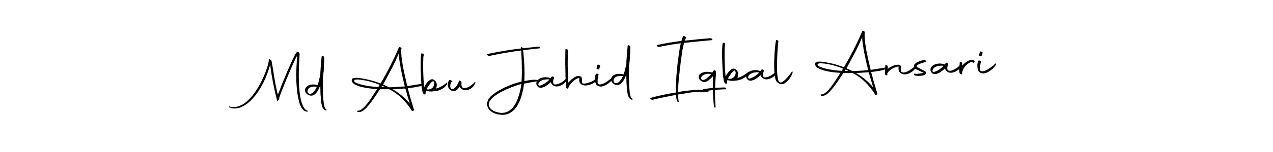 How to make Md Abu Jahid Iqbal Ansari signature? Autography-DOLnW is a professional autograph style. Create handwritten signature for Md Abu Jahid Iqbal Ansari name. Md Abu Jahid Iqbal Ansari signature style 10 images and pictures png