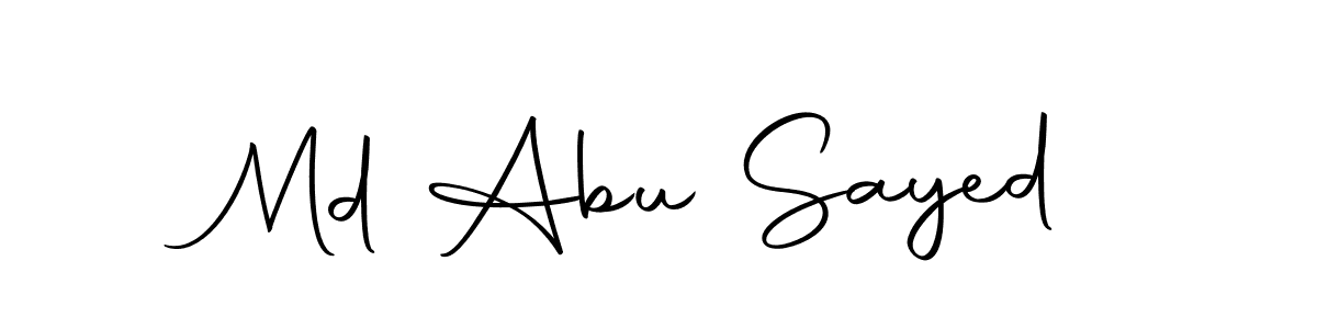 Make a beautiful signature design for name Md Abu Sayed. Use this online signature maker to create a handwritten signature for free. Md Abu Sayed signature style 10 images and pictures png