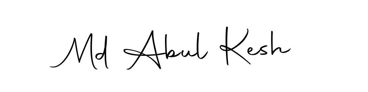 Design your own signature with our free online signature maker. With this signature software, you can create a handwritten (Autography-DOLnW) signature for name Md Abul Kesh. Md Abul Kesh signature style 10 images and pictures png