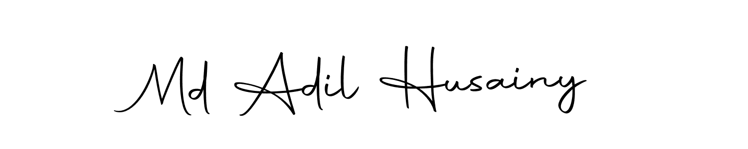 Also we have Md Adil Husainy name is the best signature style. Create professional handwritten signature collection using Autography-DOLnW autograph style. Md Adil Husainy signature style 10 images and pictures png