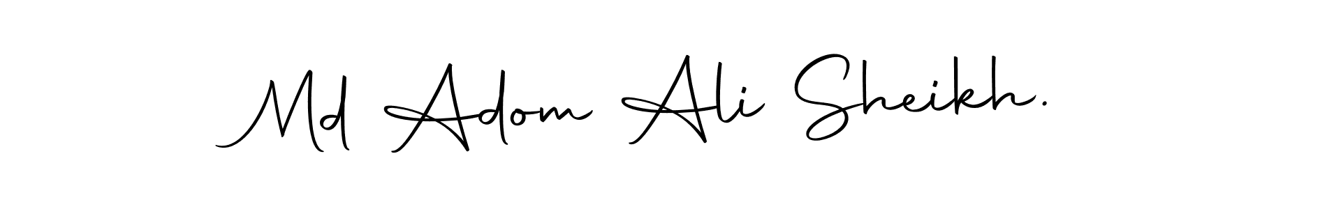 Design your own signature with our free online signature maker. With this signature software, you can create a handwritten (Autography-DOLnW) signature for name Md Adom Ali Sheikh.. Md Adom Ali Sheikh. signature style 10 images and pictures png