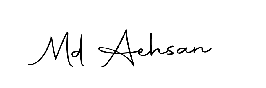Design your own signature with our free online signature maker. With this signature software, you can create a handwritten (Autography-DOLnW) signature for name Md Aehsan. Md Aehsan signature style 10 images and pictures png