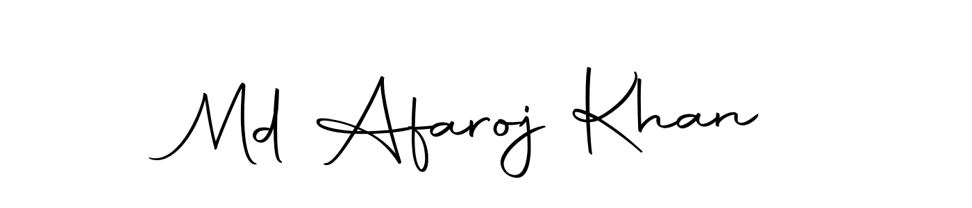 Design your own signature with our free online signature maker. With this signature software, you can create a handwritten (Autography-DOLnW) signature for name Md Afaroj Khan. Md Afaroj Khan signature style 10 images and pictures png