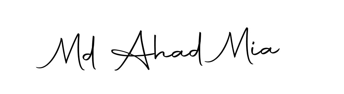 It looks lik you need a new signature style for name Md Ahad Mia. Design unique handwritten (Autography-DOLnW) signature with our free signature maker in just a few clicks. Md Ahad Mia signature style 10 images and pictures png