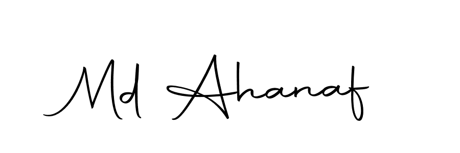 Md Ahanaf stylish signature style. Best Handwritten Sign (Autography-DOLnW) for my name. Handwritten Signature Collection Ideas for my name Md Ahanaf. Md Ahanaf signature style 10 images and pictures png