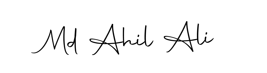 How to make Md Ahil Ali signature? Autography-DOLnW is a professional autograph style. Create handwritten signature for Md Ahil Ali name. Md Ahil Ali signature style 10 images and pictures png