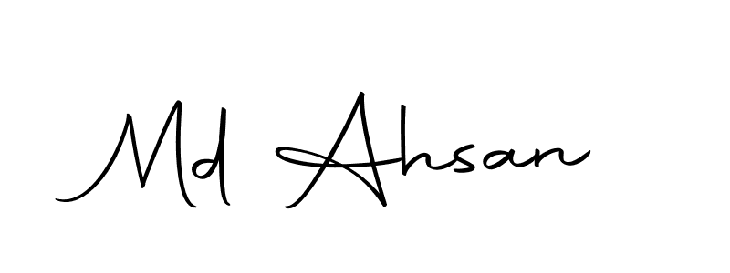 Make a beautiful signature design for name Md Ahsan. Use this online signature maker to create a handwritten signature for free. Md Ahsan signature style 10 images and pictures png