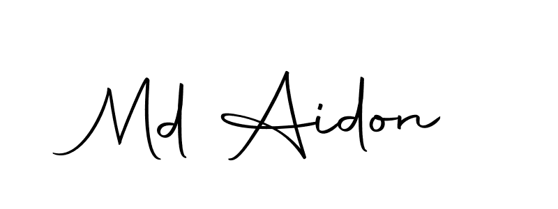 This is the best signature style for the Md Aidon name. Also you like these signature font (Autography-DOLnW). Mix name signature. Md Aidon signature style 10 images and pictures png