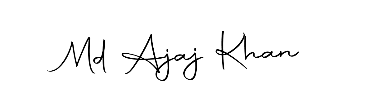 Design your own signature with our free online signature maker. With this signature software, you can create a handwritten (Autography-DOLnW) signature for name Md Ajaj Khan. Md Ajaj Khan signature style 10 images and pictures png