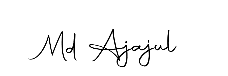 You should practise on your own different ways (Autography-DOLnW) to write your name (Md Ajajul) in signature. don't let someone else do it for you. Md Ajajul signature style 10 images and pictures png