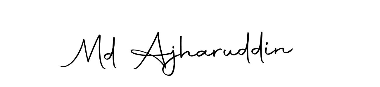 Make a beautiful signature design for name Md Ajharuddin. Use this online signature maker to create a handwritten signature for free. Md Ajharuddin signature style 10 images and pictures png