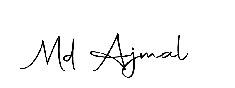 Use a signature maker to create a handwritten signature online. With this signature software, you can design (Autography-DOLnW) your own signature for name Md Ajmal. Md Ajmal signature style 10 images and pictures png