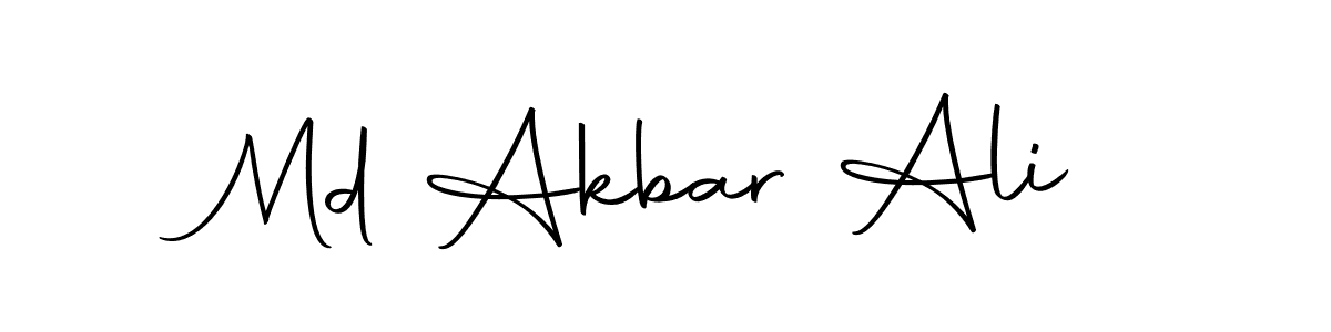 Make a beautiful signature design for name Md Akbar Ali. With this signature (Autography-DOLnW) style, you can create a handwritten signature for free. Md Akbar Ali signature style 10 images and pictures png