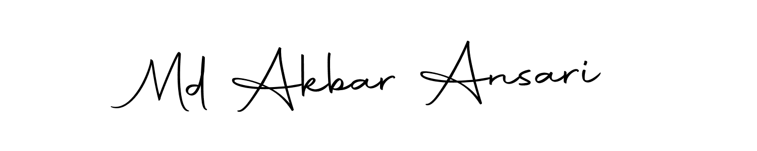 It looks lik you need a new signature style for name Md Akbar Ansari. Design unique handwritten (Autography-DOLnW) signature with our free signature maker in just a few clicks. Md Akbar Ansari signature style 10 images and pictures png