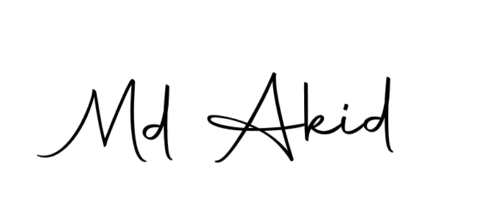Md Akid stylish signature style. Best Handwritten Sign (Autography-DOLnW) for my name. Handwritten Signature Collection Ideas for my name Md Akid. Md Akid signature style 10 images and pictures png