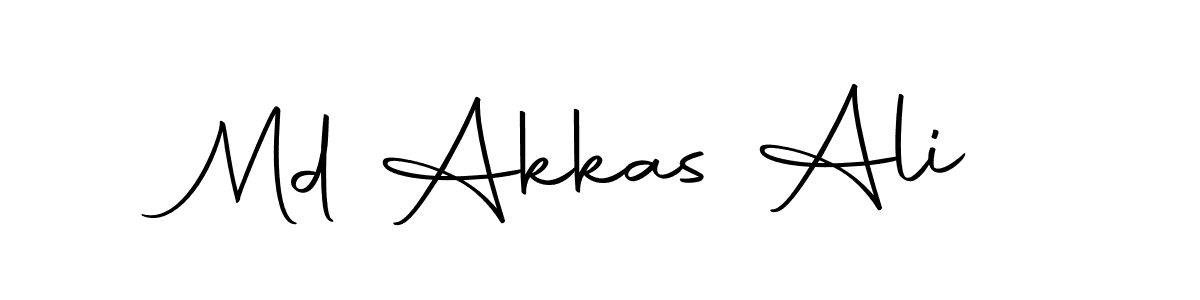 How to make Md Akkas Ali signature? Autography-DOLnW is a professional autograph style. Create handwritten signature for Md Akkas Ali name. Md Akkas Ali signature style 10 images and pictures png