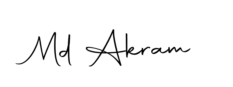 Make a beautiful signature design for name Md Akram. With this signature (Autography-DOLnW) style, you can create a handwritten signature for free. Md Akram signature style 10 images and pictures png