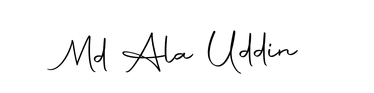 Use a signature maker to create a handwritten signature online. With this signature software, you can design (Autography-DOLnW) your own signature for name Md Ala Uddin. Md Ala Uddin signature style 10 images and pictures png