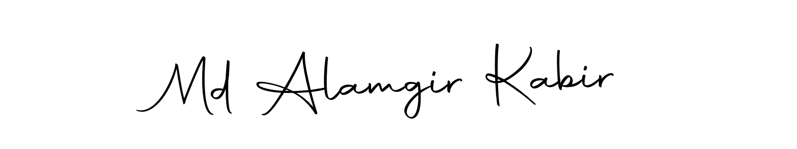 Make a short Md Alamgir Kabir signature style. Manage your documents anywhere anytime using Autography-DOLnW. Create and add eSignatures, submit forms, share and send files easily. Md Alamgir Kabir signature style 10 images and pictures png
