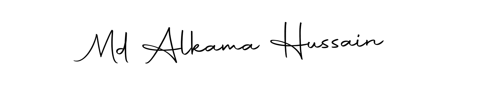 You can use this online signature creator to create a handwritten signature for the name Md Alkama Hussain. This is the best online autograph maker. Md Alkama Hussain signature style 10 images and pictures png