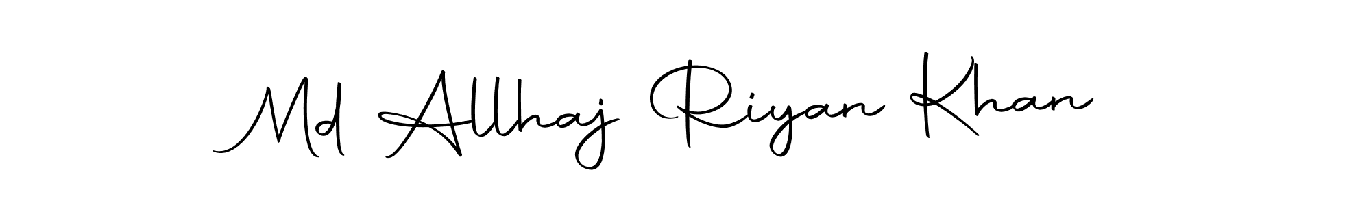 Make a beautiful signature design for name Md Allhaj Riyan Khan. With this signature (Autography-DOLnW) style, you can create a handwritten signature for free. Md Allhaj Riyan Khan signature style 10 images and pictures png