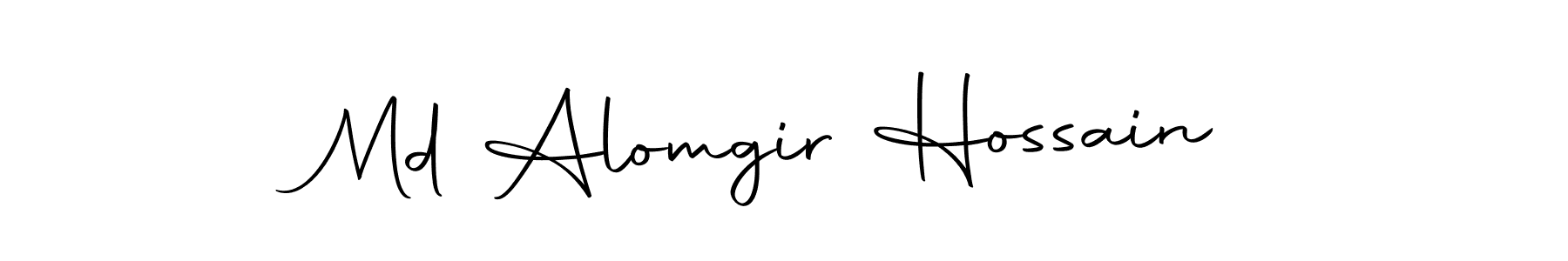 Autography-DOLnW is a professional signature style that is perfect for those who want to add a touch of class to their signature. It is also a great choice for those who want to make their signature more unique. Get Md Alomgir Hossain name to fancy signature for free. Md Alomgir Hossain signature style 10 images and pictures png