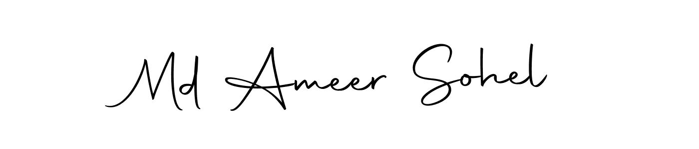 Also we have Md Ameer Sohel name is the best signature style. Create professional handwritten signature collection using Autography-DOLnW autograph style. Md Ameer Sohel signature style 10 images and pictures png