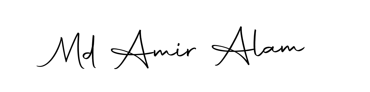 Create a beautiful signature design for name Md Amir Alam. With this signature (Autography-DOLnW) fonts, you can make a handwritten signature for free. Md Amir Alam signature style 10 images and pictures png