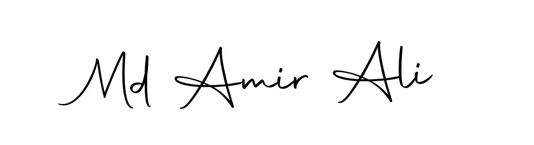 Create a beautiful signature design for name Md Amir Ali. With this signature (Autography-DOLnW) fonts, you can make a handwritten signature for free. Md Amir Ali signature style 10 images and pictures png