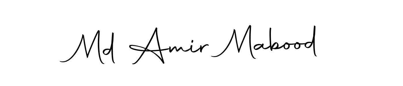 You should practise on your own different ways (Autography-DOLnW) to write your name (Md Amir Mabood) in signature. don't let someone else do it for you. Md Amir Mabood signature style 10 images and pictures png