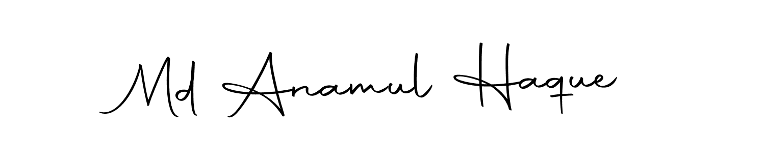 You can use this online signature creator to create a handwritten signature for the name Md Anamul Haque. This is the best online autograph maker. Md Anamul Haque signature style 10 images and pictures png